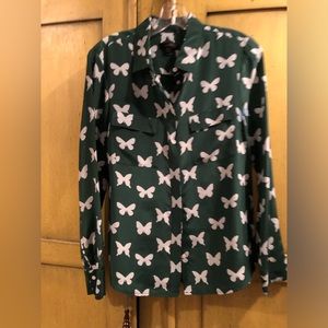 J. Crew 100% silk blouse